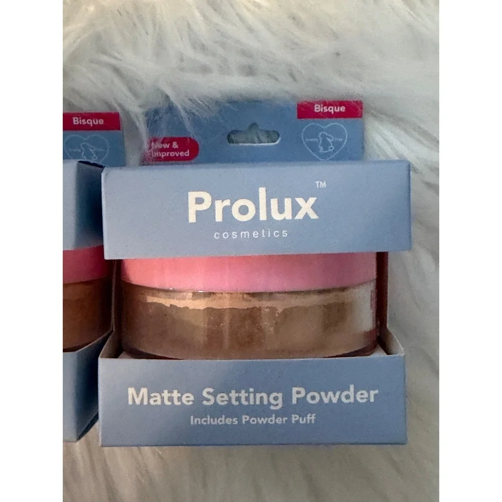 Prolux Cosmetics Matte Setting Powder Bisque FPT00076 2-Pack 0.35oz Each